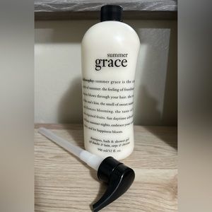 Philosophy: Summer Grace Shampoo, Shower Gel, and Bubble Bath 32oz